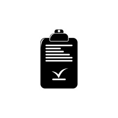 Poster - checklist illustration. Element of a logistic for mobile concept and web apps. Detailed illustration of checklist can be used for web and mobile. Premium icon