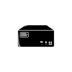 Poster - packing box illustration. Element of a logistic for mobile concept and web apps. Detailed illustration of packing box can be used for web and mobile. Premium icon
