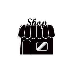 Poster - shop illustration. Element of shop and shopping for mobile concept and web apps. Detailed shop illustration can be used for web and mobile. Premium icon