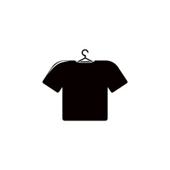 Poster - T-shirt on the hanger illustration. Element of shop and shopping for mobile concept and web apps. Detailed T-shirt on the hanger illustration can be used for web and mobile