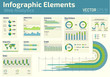infographic elements web analytics design template