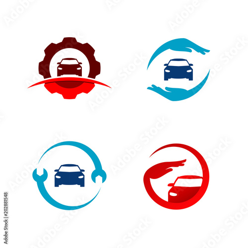 Car Care Logo Ser Car Icon Buy This Stock Vector And Explore