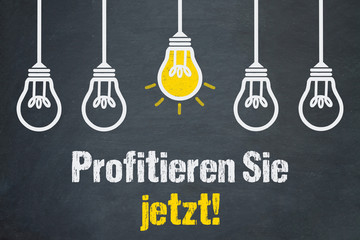 Poster - Profitieren Sie jetzt!