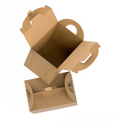 Sticker - Kraft box with handle