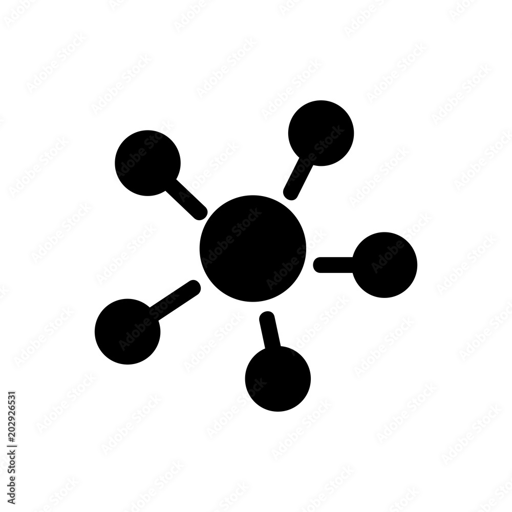 Structure Icon Round Structure icon from Business Bicolor Set. This flat vector symbol uses ...