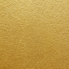 Shiny yellow leaf gold of wall texture background