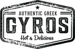 Vintage Greek Gyros Restaurant Sign