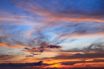 Wall Mural - beautiful sky on twilight time for background