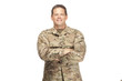 U.S. Army Soldier, Sergeant. Isolated and Smiling