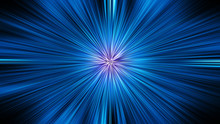Abstract Zoom Motion Background Stargate In Deep Space