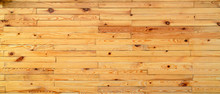 Closeup Yellow Wood With Unique Pattern Texture Background.