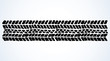 © Marina - Traces of tires. Vector drawing