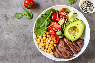 healthy salad bowl