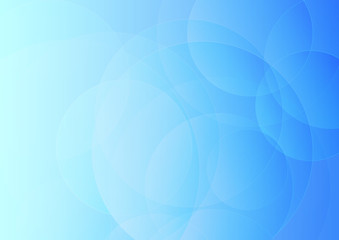 Poster - Abstract geometric modern design on Light blue background