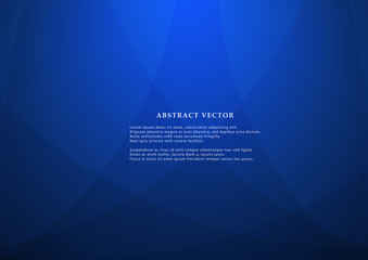 Poster - Abstract geometric modern design on Light blue background