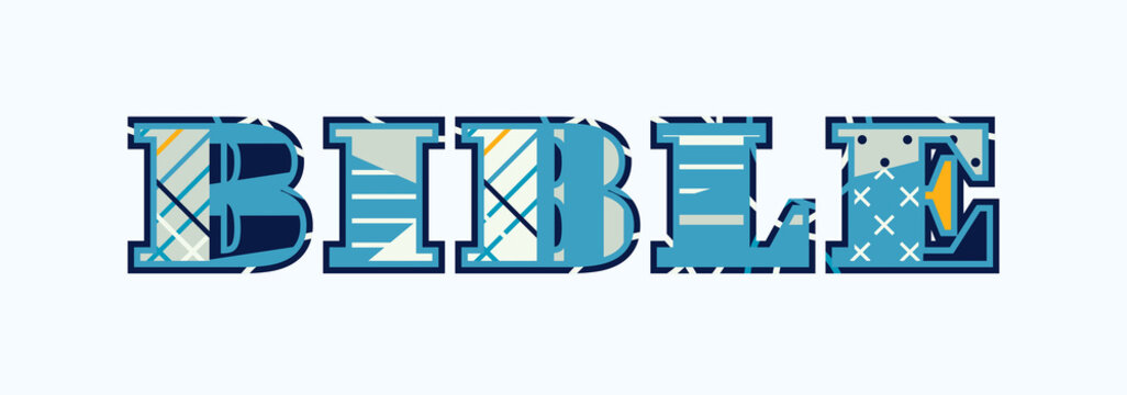 Bible Concept Word Art Illustration