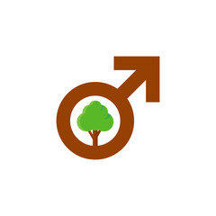 Poster - Tree Man Logo Icon Design