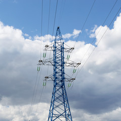 Electricity pole, high voltage power transmission equipment