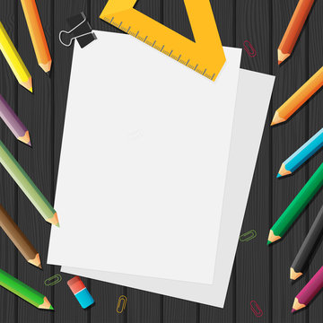 flat art painter workshop. Vector illustration design