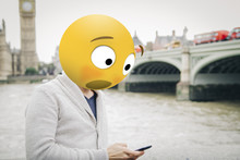 Surprised Emoji On London