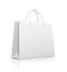 Sticker - single shopping bag 3d illustration