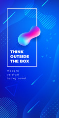 Wall Mural - Liquid color background design. Fluid gradient shapes composition. Futuristic design posters. Eps10 vector.