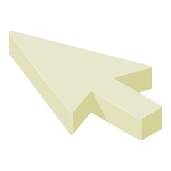 Poster - Classic cursor icon. Isometric of classic cursor vector icon for web design isolated on white background