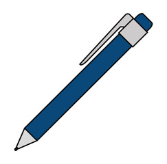 Poster - pen writer isolated icon vector illustration design