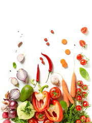 Canvas Print - various fresh vegetables