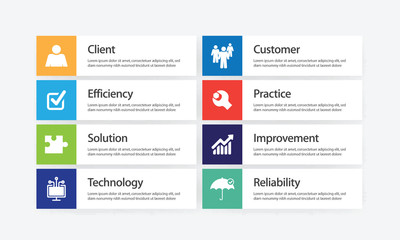 Poster - Service Innovation Infographic Icon Set