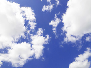 blue sky with clouds