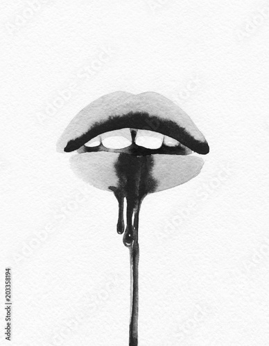 usta-ilustracja-moda-malarstwo-akwarelowe