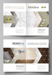 business templates for bi fold brochure, magazine, flyer, booklet or annual report. cover design tem