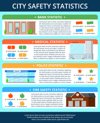 Poster - City Buildings Infographic Poster