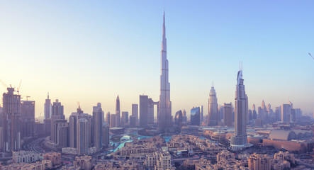 Fototapeta Panoramę Dubaju, Zjednoczone Emiraty Arabskie