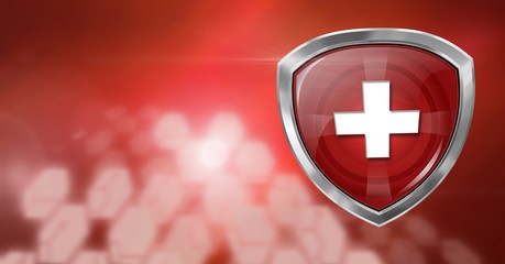 Poster - Health shield icon