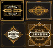 © Roverto - 4 old cards for packing. Western style