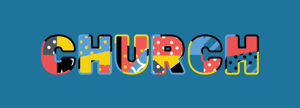 Church Concept Word Art Illustration