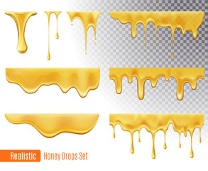 Wall Mural - Honey Drops Set