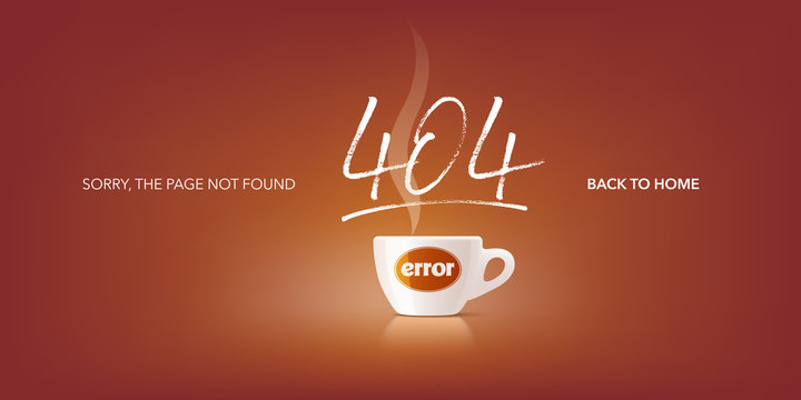 404 error page vector illustration