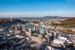 Aussicht Panorama über Salzburg von der Festung Hohensalzburg