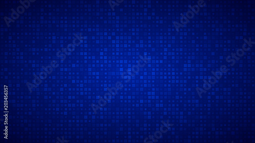 Dekoracja na wymiar  streszczenie-tlo-malych-kwadratow-lub-pikseli-o-roznych-rozmiarach-w-kolorach-niebieskim