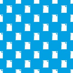 Poster - Notebook pattern vector seamless blue repeat for any use