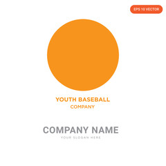 Wall Mural - youth baseball company logo design