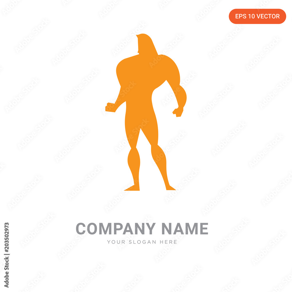 superman company logo design Stock Vector | Adobe Stock, image size:1000x1000