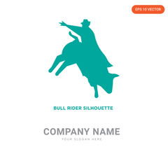 Sticker - bull rider company logo design