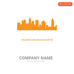 Poster - atlanta skyline company logo design