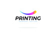 Colorful Logo For Printing Company Vector