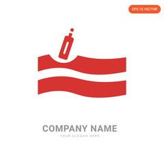 Poster - Message In a Bottle On the Water company logo design