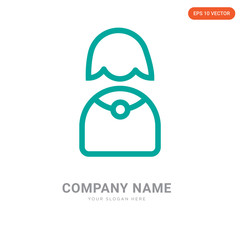 Canvas Print - Nun company logo design